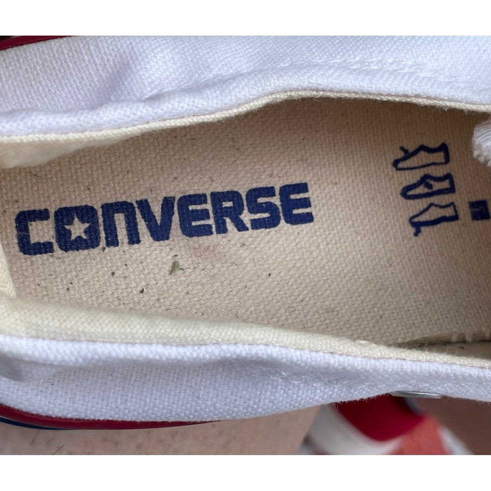 Converse Chuck Taylor All Star Shoreline White Slip On Sneakers 537084F Womens 8 - Picture 7 of 9